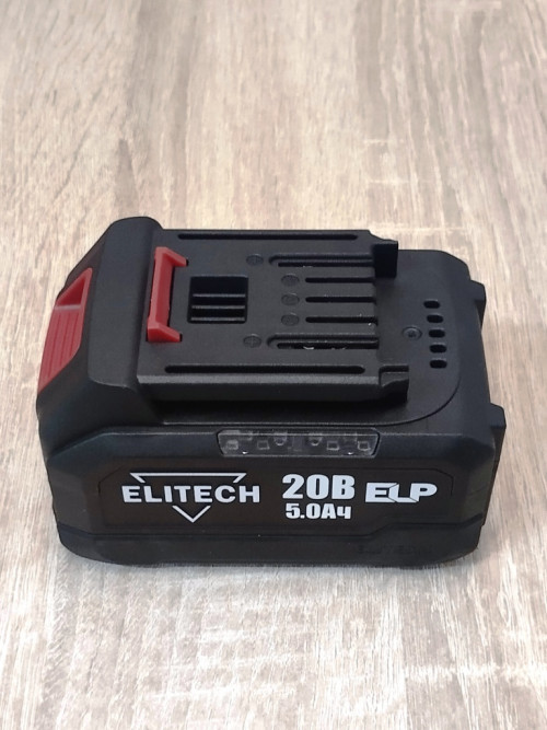 Аккумулятор ELITECH 20В 5,0А/ч, Li-ion (слайдер) E0911.053.00 АКБ 2050С