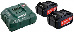 Набор Metabo Basic-Set 4.0 Зарядное устройство ASC 30-36 В + 2 Аккумулятора Li-Power 18В / 4,0А/ч (685050000)