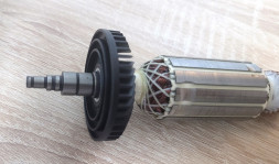 Якорь для УШМ Makita 9566С, 9566CV, 9566CR, 9566CVR, 9566PC, 9566PCV, SG1250, SG1251