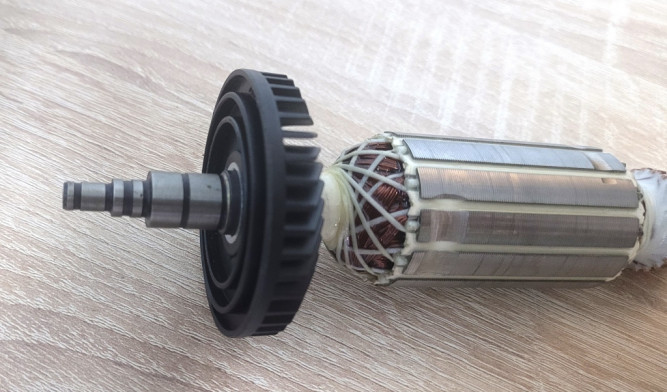 Якорь для УШМ Makita 9566С, 9566CV, 9566CR, 9566CVR, 9566PC, 9566PCV, SG1250, SG1251